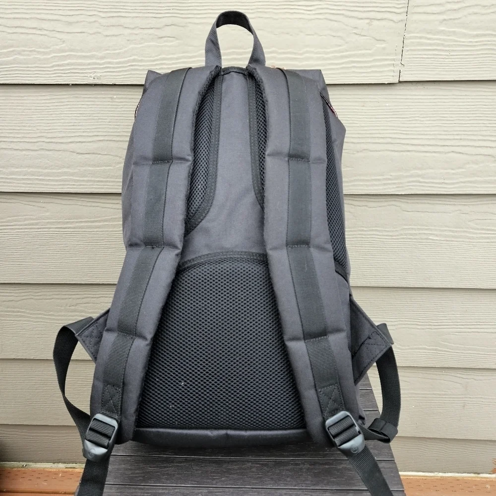 Herschel Little America Backpack Mid-Volume 21L Black Striped Laptop Bag Pack